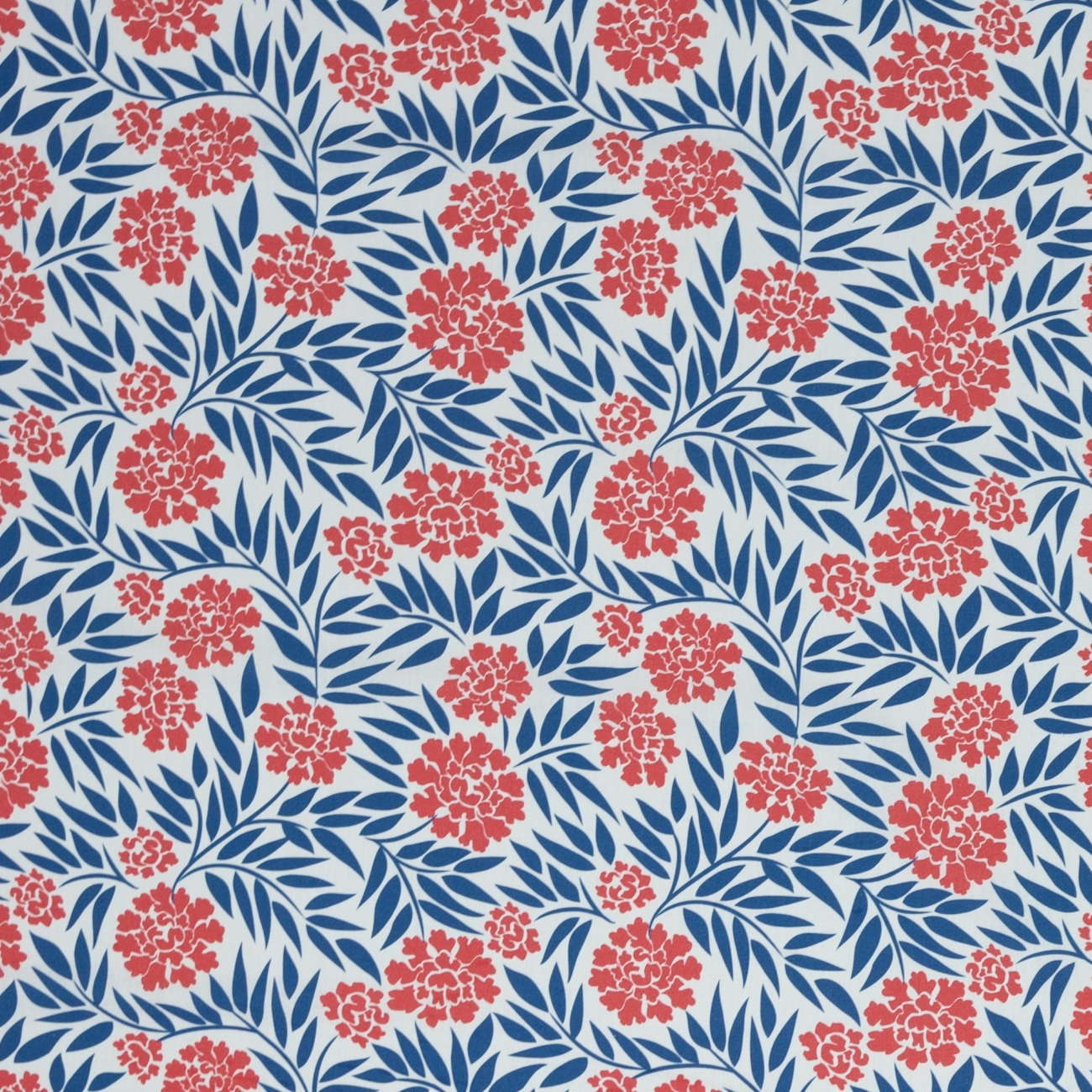 Swafing Baumwolle - Große Blumen - Weiß